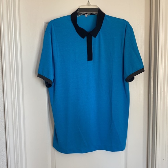 Lululemon Assert PoloHeathered Lakeside Blue/Black - Picture 5 of 7